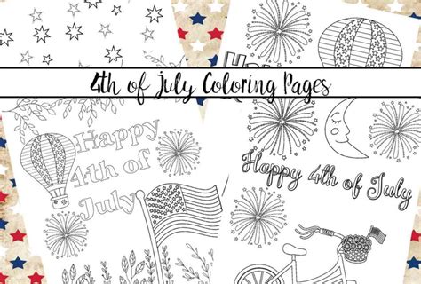 printable july  coloring pages  designs