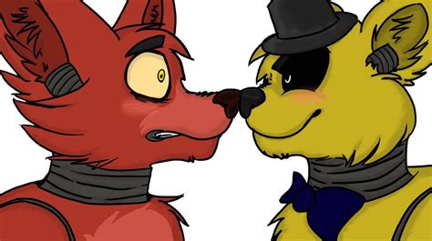 reagindo aos shipps fnaf golden x foxy wattpad