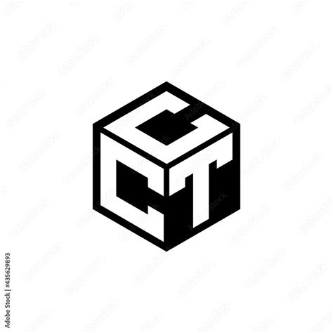 ctc letter logo design  white background  illustrator vector