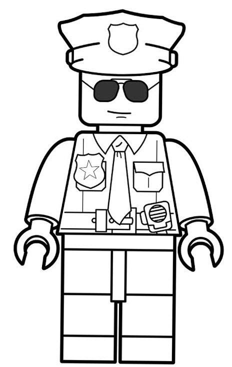 lego police coloring pages coloringrocks   lego coloring