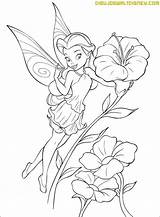 Coloring Rosetta Pages Fairy Tinkerbell Printable Fairies Disney Drawing Sheet sketch template