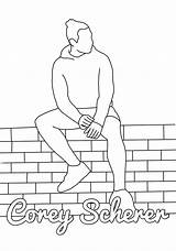 Colby Webber Brock Youtuber Bored Traphouse Quarentine Coloringpages Colbybrock sketch template