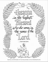 Hosanna Highest Flandersfamily sketch template