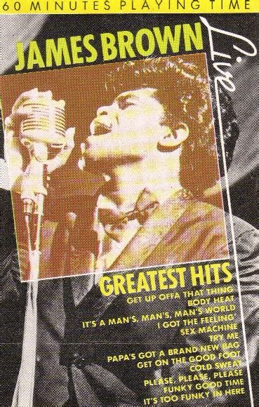 James Brown Greatest Hits Live 1987 Cassette Discogs