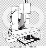 Milling Machine Illustration Royalty Clipart Vector Perera Lal sketch template