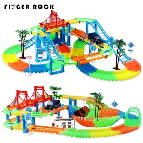 buy connect  type railway magical racing track play