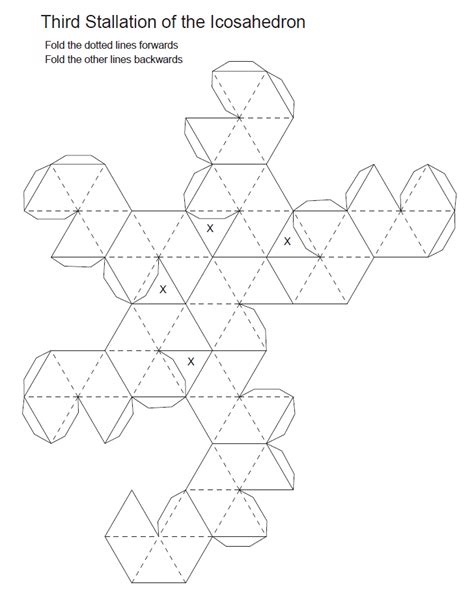 icosahedron net printable