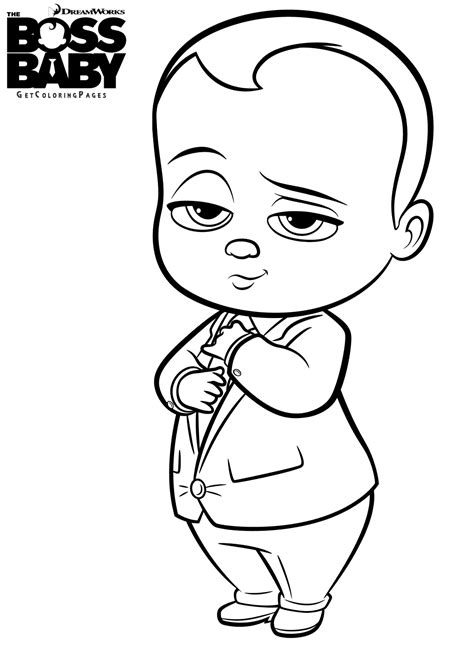 baby boss coloring pages  kids baby boss kids coloring pages