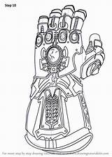 Thanos Gauntlet Endgame Colorir Drawingtutorials101 Guante Learn Kleurplaten Dibujo Vingadores Desenhos Infinito Imprimer Glove Ausdrucken Hulk Luva Infini Dessins Ultron sketch template