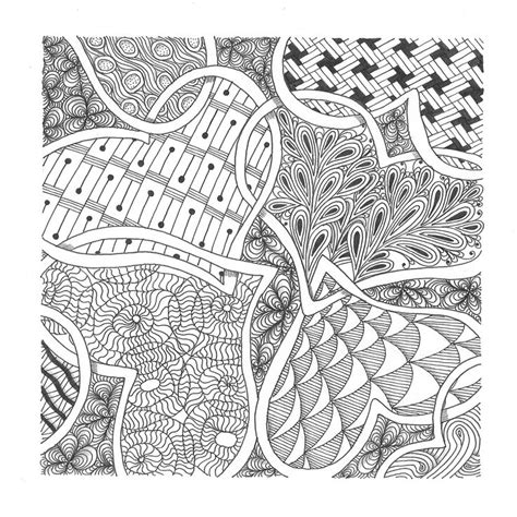 pin  zentangles coloring pages