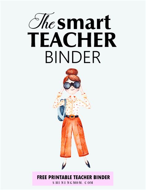 printable teacher binder  outstanding organizers