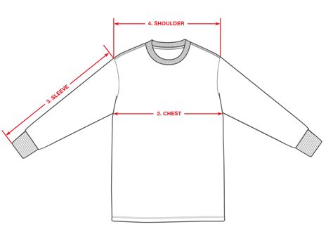 size chart longsleeve nothinspecial