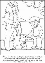 Dog Kids Coloring Care Pages Pet Guide Animal Color Girl Book Dover Scouts Publications Puppy Pets Doverpublications Learn Brownie Kid sketch template