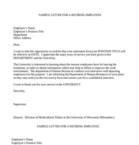 resignation employee  longer  company letter sample letter