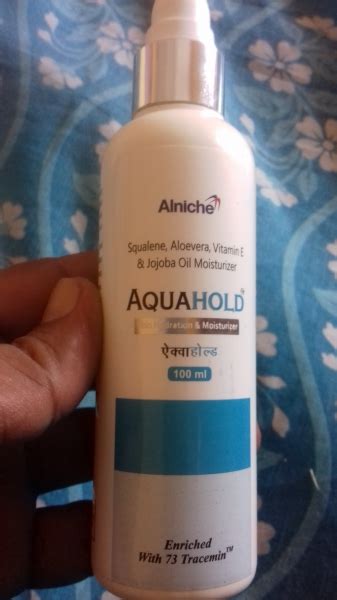 alniche aquahold moisturizer lotion review