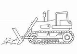 Bulldozer Coloring Pages Coloring4free Boys Printable Work Category sketch template