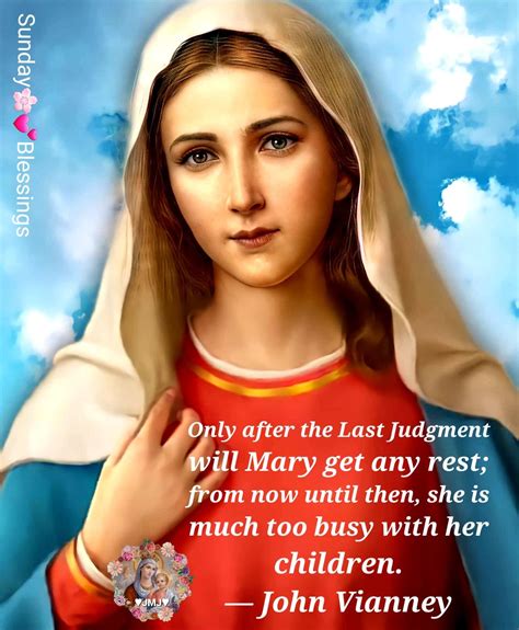 True Devotion To Mary The Last Judgment John Vianney Blessed Virgin