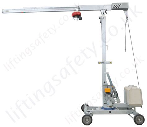portable mini cranes  degree rotation  metre reach  upto  hook height kg capacity