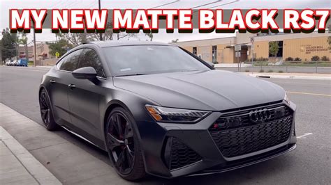 delivery   audi rs matte black   daily youtube