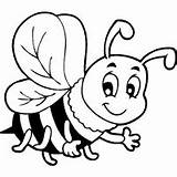 Bee Bumble Coloring Colouring Pages Humble Surfnetkids Clipart sketch template