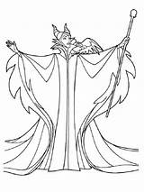 Maleficent Coloring4free Villains sketch template