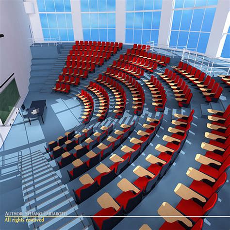 lecture hall modern cgtrader