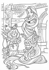 Rapunzel Tangled Capelli Tulamama Coloriage Dai Avvolta Coloriages Stampare Suoi Squirt Malvorlagen sketch template