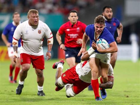 day    rugby world cup france secure quarter final place express star