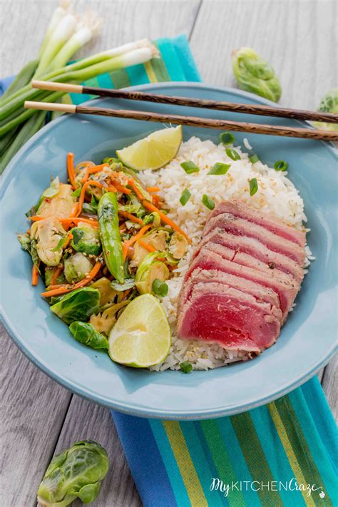 Ahi Tuna Rice Bowls ~ ~ Enjoy These