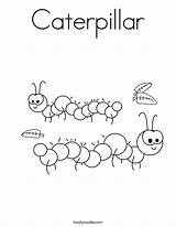 Caterpillar Coloring Worksheet Critters Preschool Activities Print Kindergarten Worksheets Tracing Kids Twistynoodle Lesson Trace Science Outline Learning Built California Usa sketch template