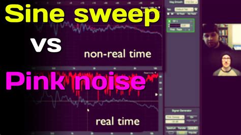 audio analyzers pink noise  sine sweep sound design