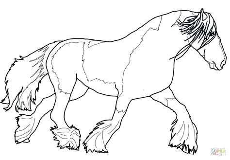 draft horse coloring pages coloring home