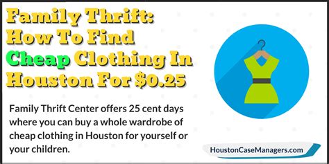family thrift   find cheap clothing  houston