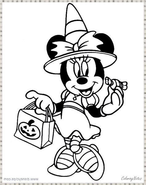 disney halloween coloring pages minnie mouse disney halloween