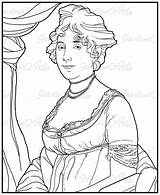 Madison Coloring Pages Roosevelt Eleanor James Dolley Getcolorings Color Printable Lady First sketch template