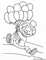 Clown Luftballons Ausmalbild Ausdrucken Luftballon Fasching Carnival Karneval Zirkus Gratis Malvorlage Clowns Bestcoloringpages sketch template