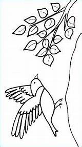 Oiseaux Inspirant sketch template