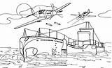 Coloring Carrier Aircraft Transportation Kb sketch template