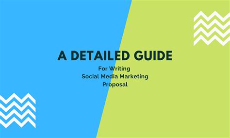 write  social media proposal  template