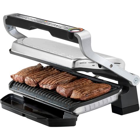 tefal gcd optigrill xl health grill  removable plates stainless steel  ebay