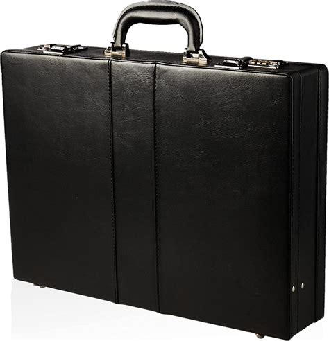 attache business briefcase faux leather attache briefcase business attache case  twin