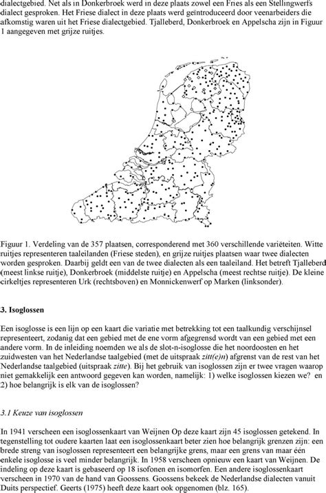 de analyse van uitspraakverschillen  nederlandse en friese taalvarieteiten