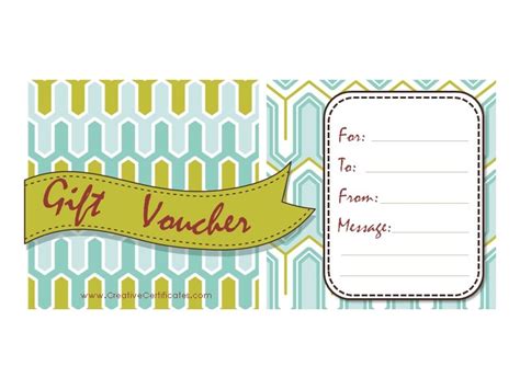 printable voucher crafts pinterest template  printable  gift