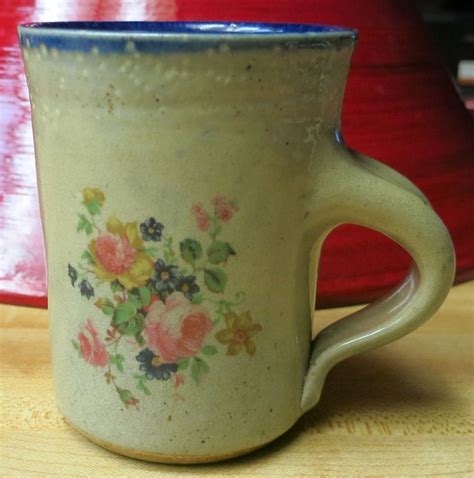 monroe salt works maine salt glazed pottery coffee mug tea cup