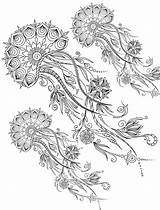 Jellyfish Printables Nerdymamma Erwachsene Downloaded Distractions Winter Malbuch Coloringpagesonly Quilling одноклассники sketch template
