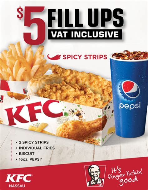Kfc 5 Fill Up Just Got Spicy • My Deals Today Bahamas