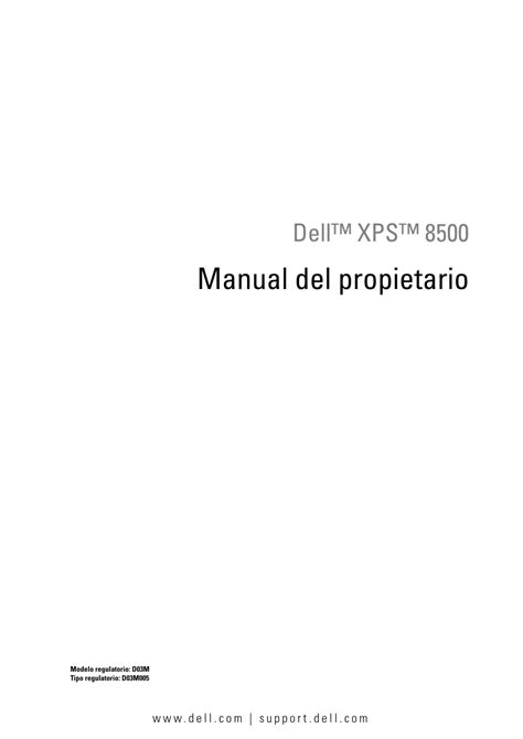 dell xps  desktop el manual del propietario manualzz