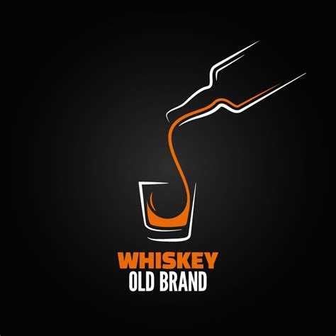 whisky drinks logo vector material logos de bares disenos de unas