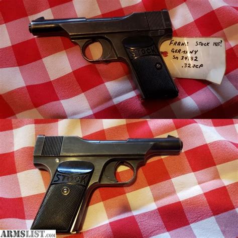 armslist  sale german franz stock pistol  acp