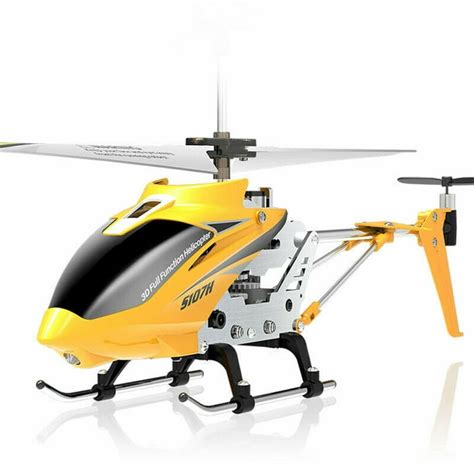syma sh ch ghz rc helicopter mini plane hover alloy gyro remote control toy yellow